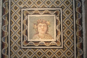 Roman Mosaic-Head of Man